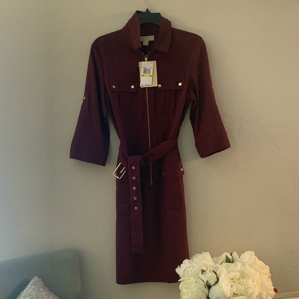 Michael Kors Capsule dress in Merlot